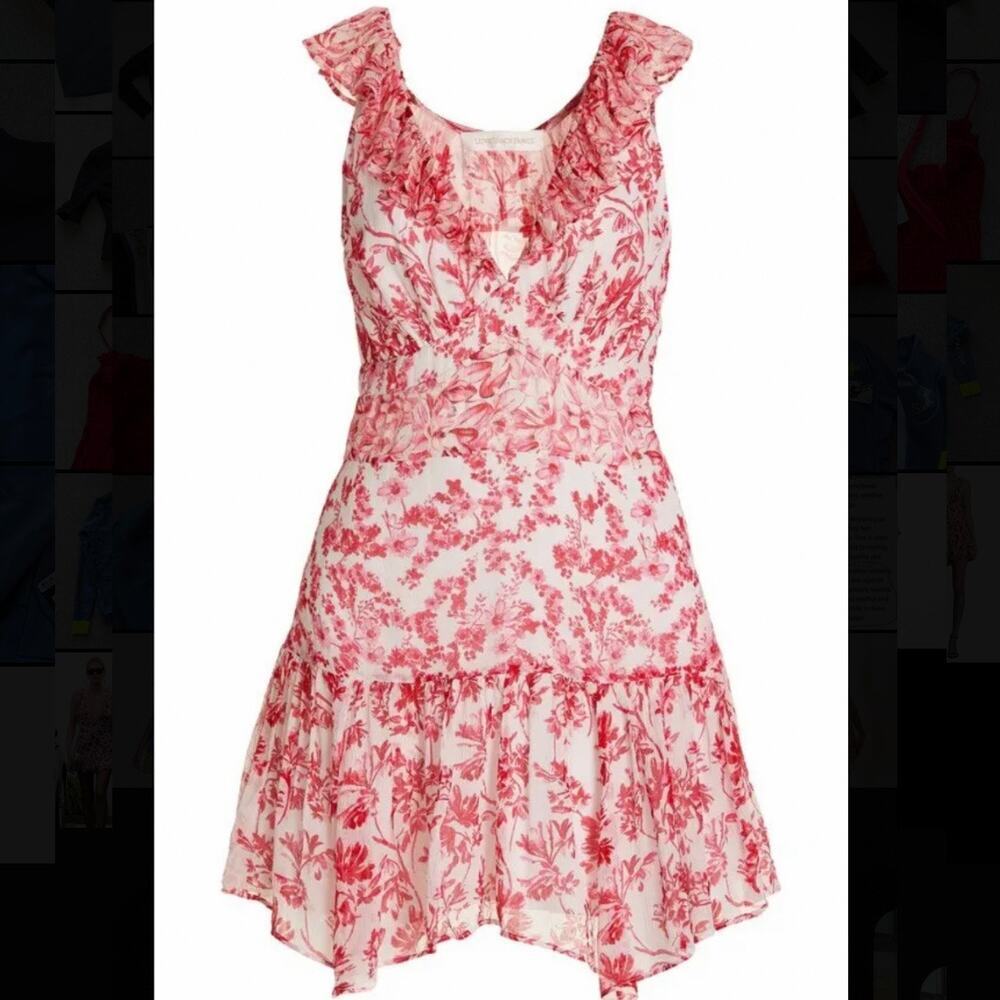 NWT LoveShackFancy Seneca Silk Dress - Picture 5 of 7